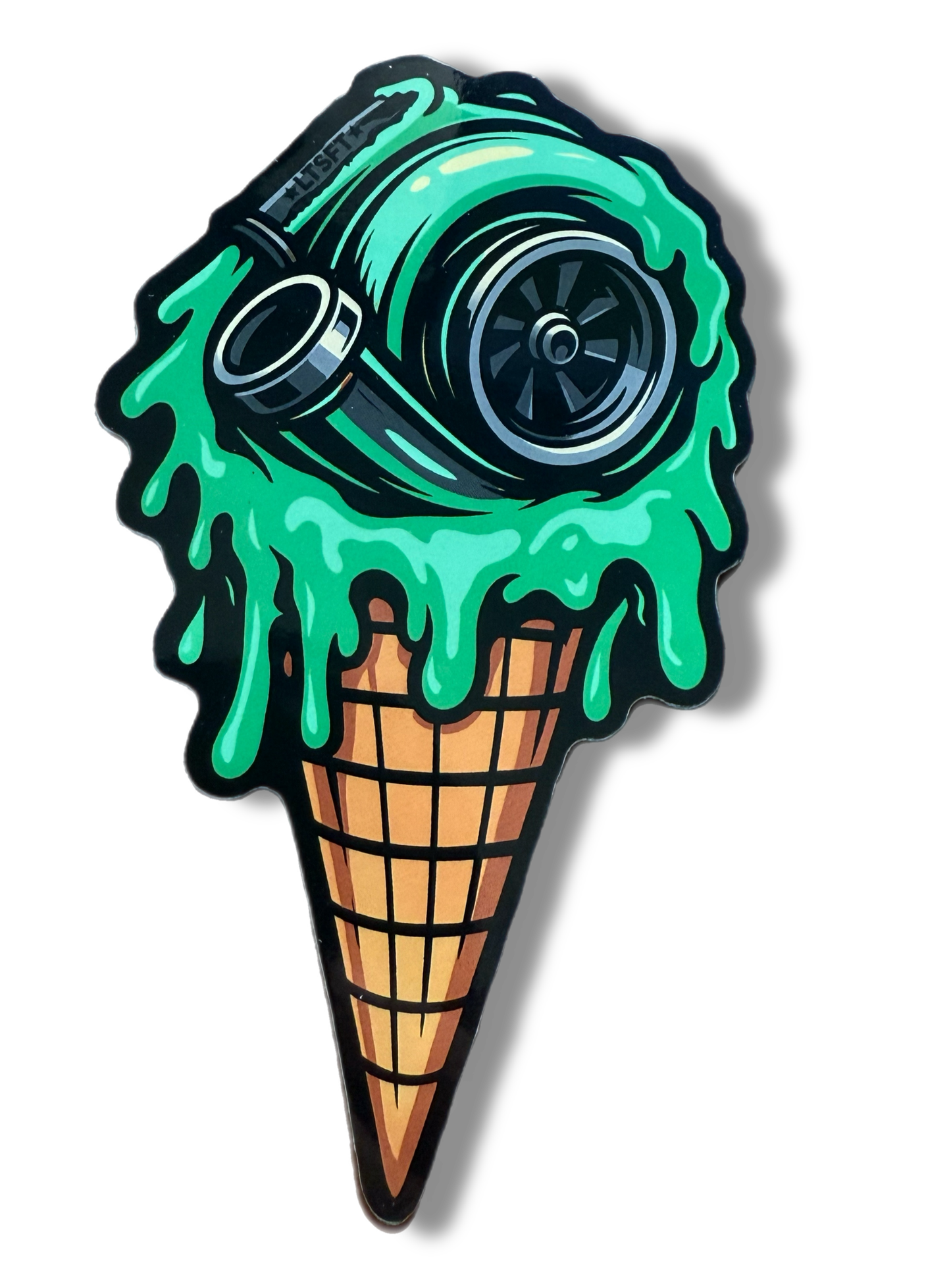 Turbo Ice Cream Sticker