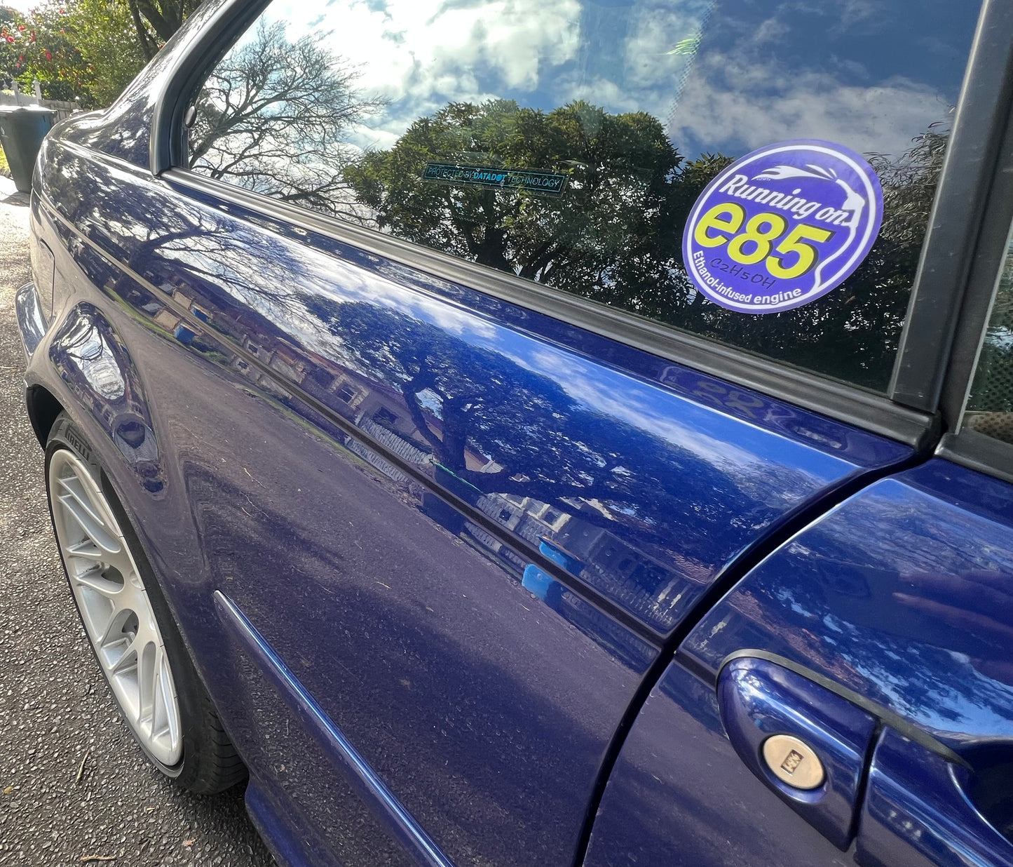 e85 Fuel Sticker