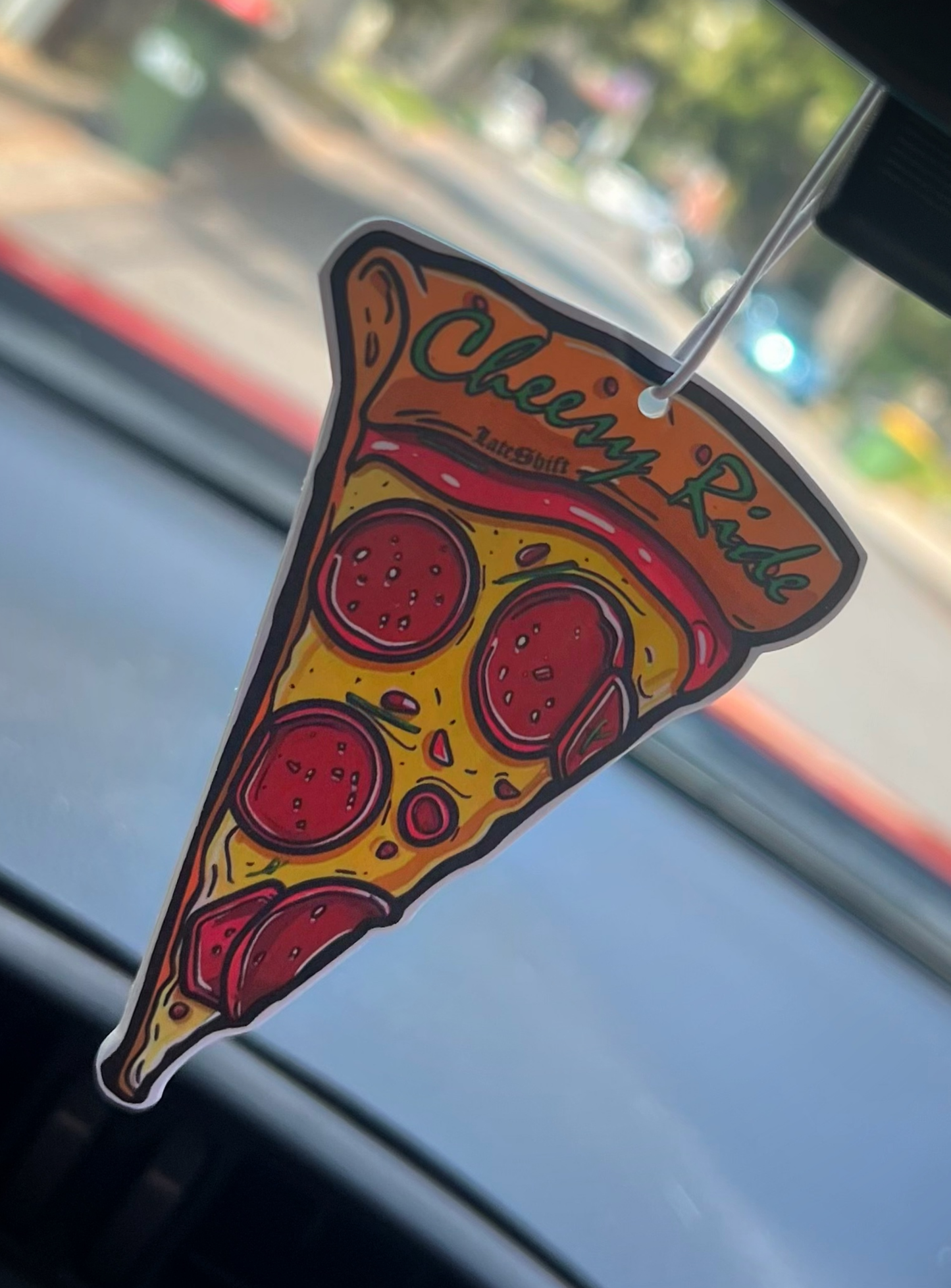 Pizza Slice Retro Style - Air Freshener