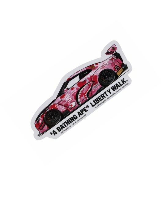 Genuine [BAPE X LBWK] Sticker, R-35. Made in Japan.