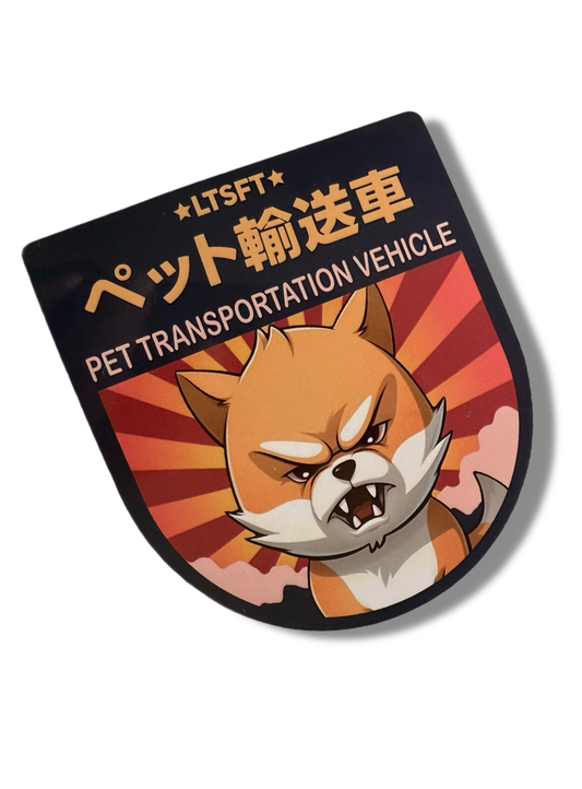 Pet Transportation Vehicle Sticker