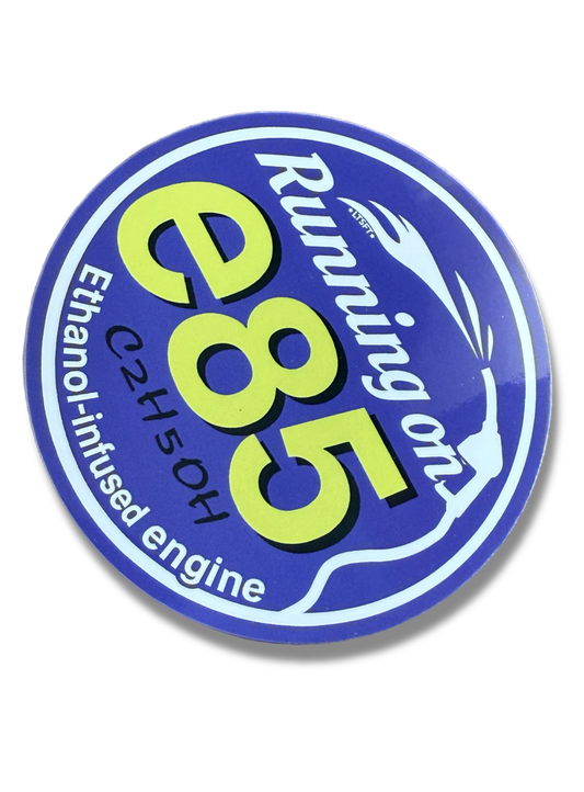 e85 Fuel Sticker