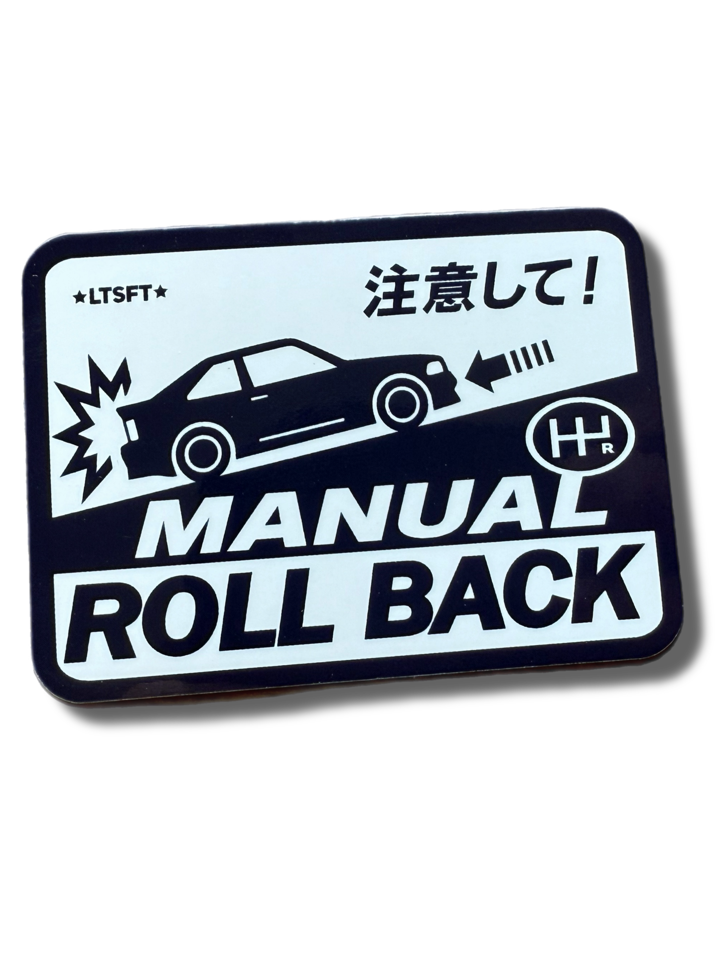Roll Back Sticker