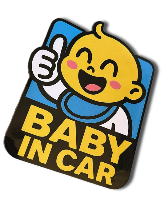 Baby in Car Sticker