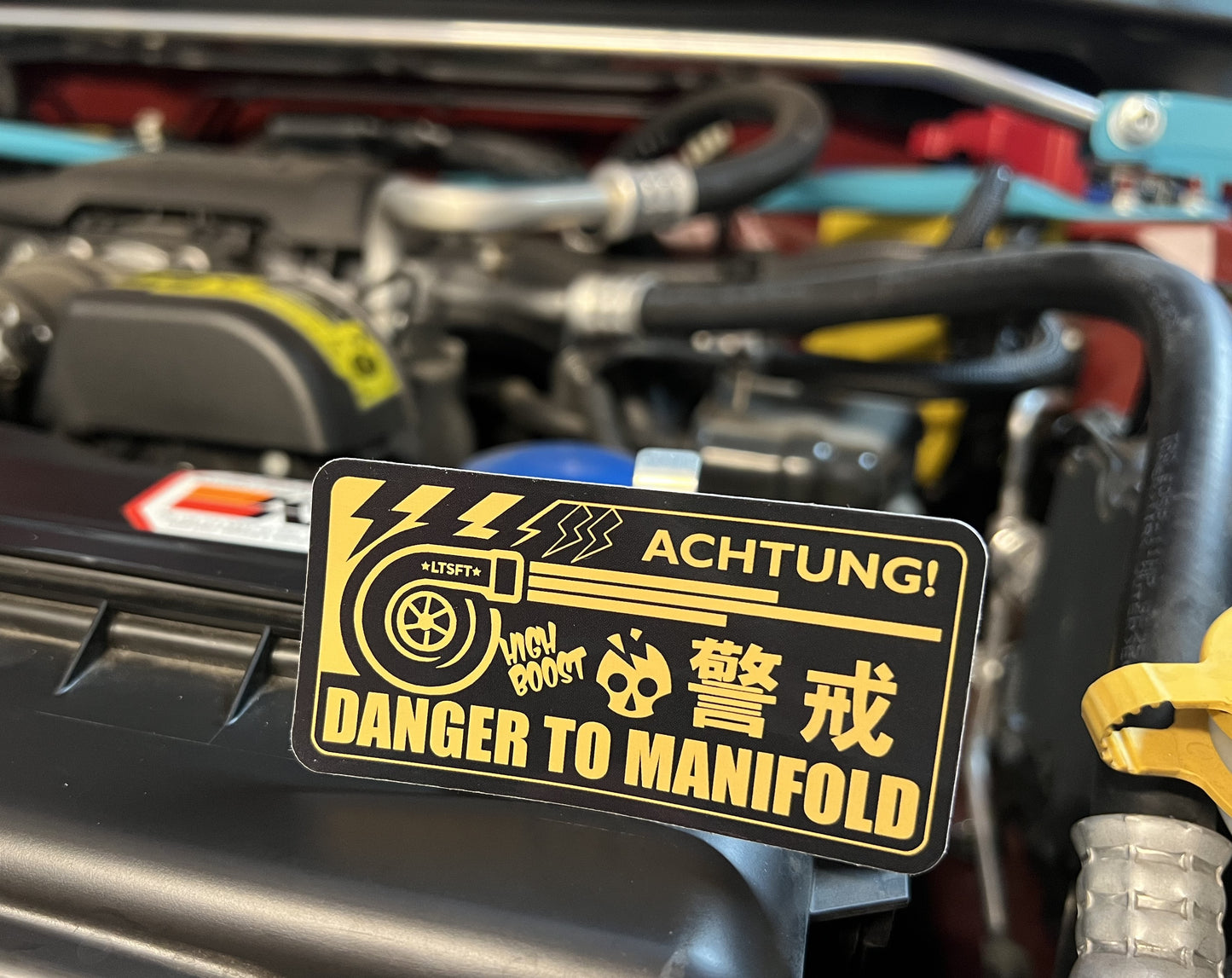 Danger To Manifold Sticker