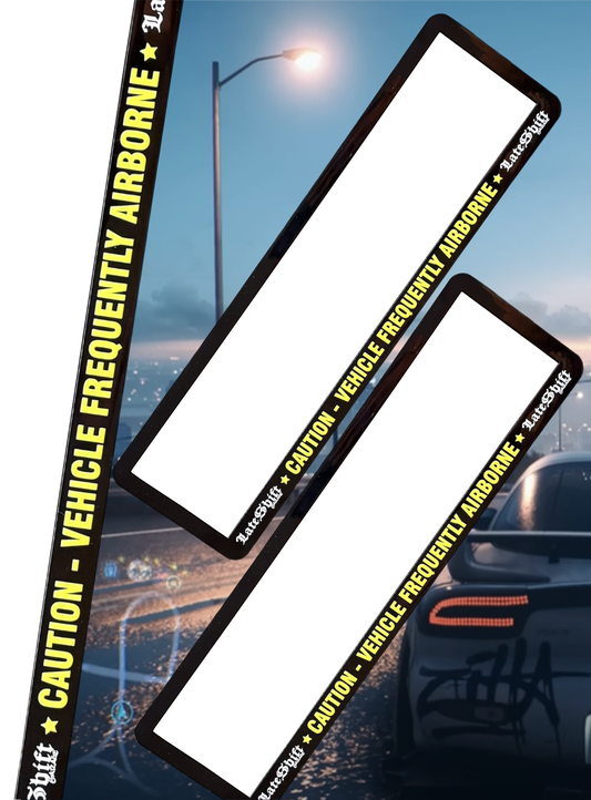 License plate frame
